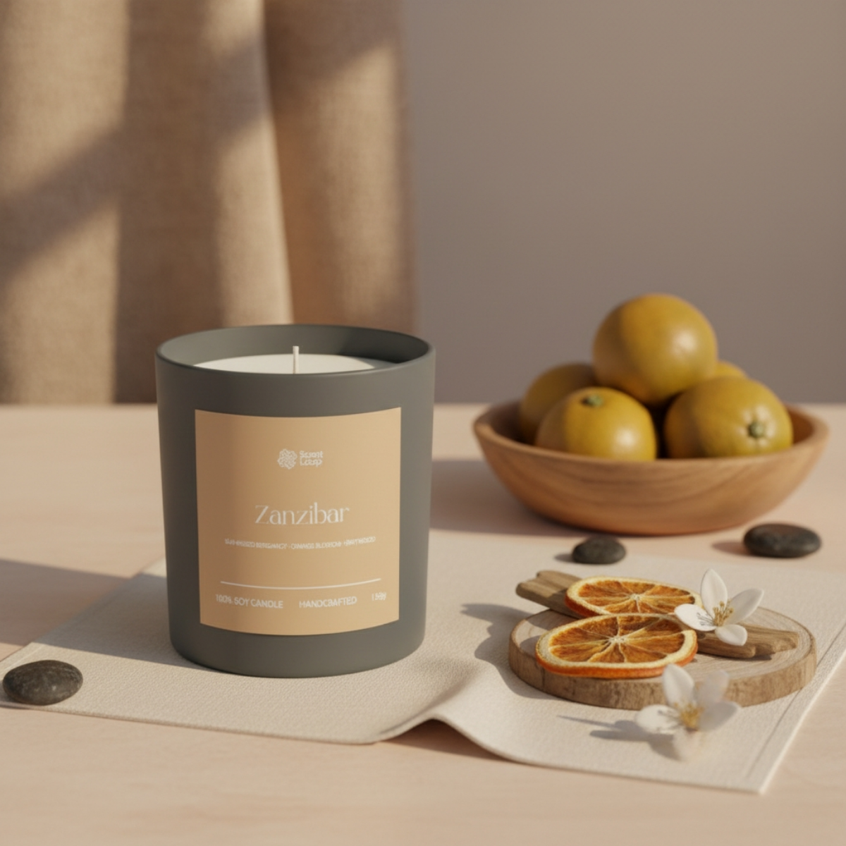 Świeca sojowa zapachowa Zanzibar